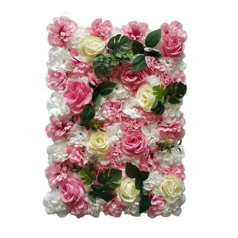 Artificial Flower Wall Panels 16 x 24 inch Mat Silk Rose for Backdrop Home Wedding Decoration | Дом и сад