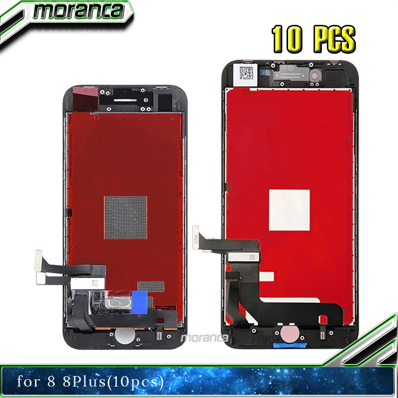 10 шт. AAA ЖК экран стекло для Iphone 5 5S 5C SE 6 6P 6S 6SP 7 7P 8 8P дигитайзер с сенсорным дисплеем