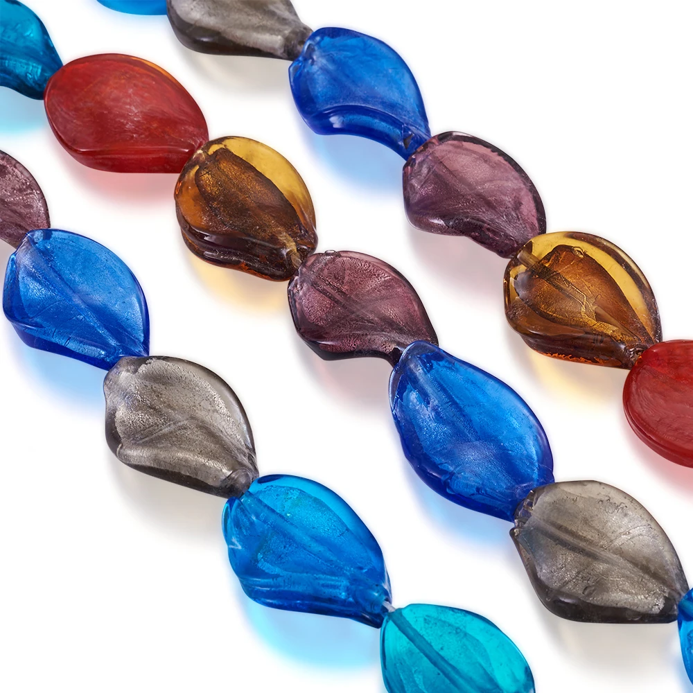 Около 10 шт./нитка перламутровые плетеные бусины ручной работы с внутренним