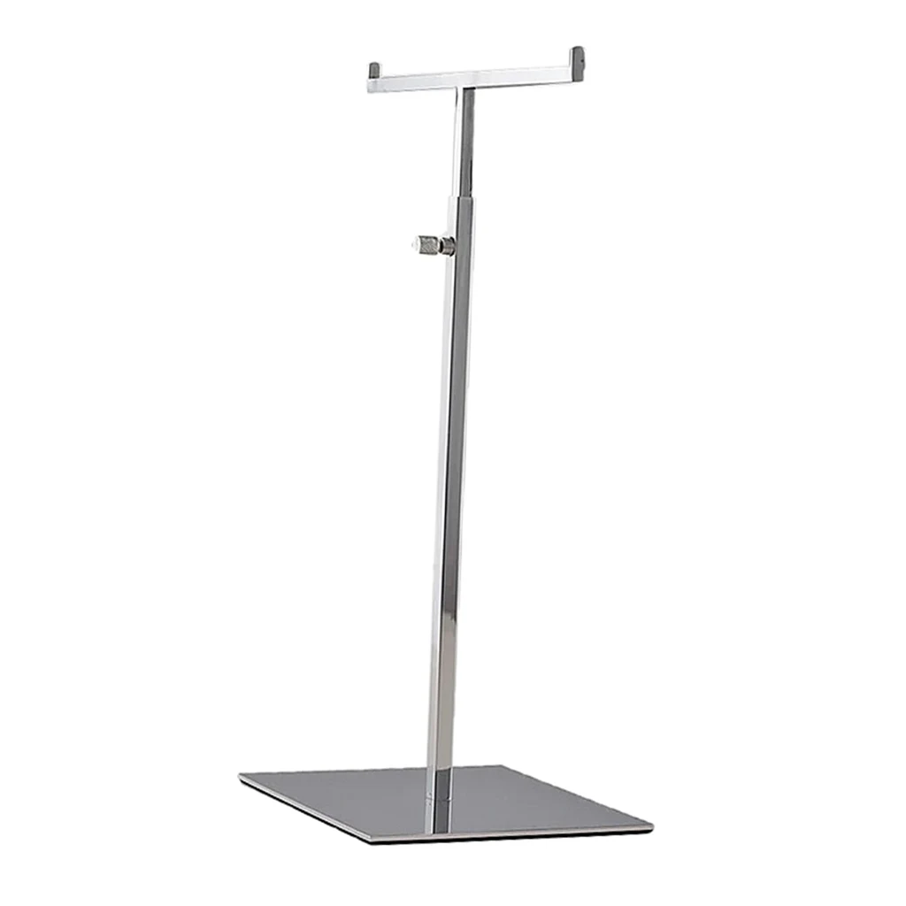 

Stainless Steel Handbag Display Stand Rack Bags Purse Shelf Hook Adjustable