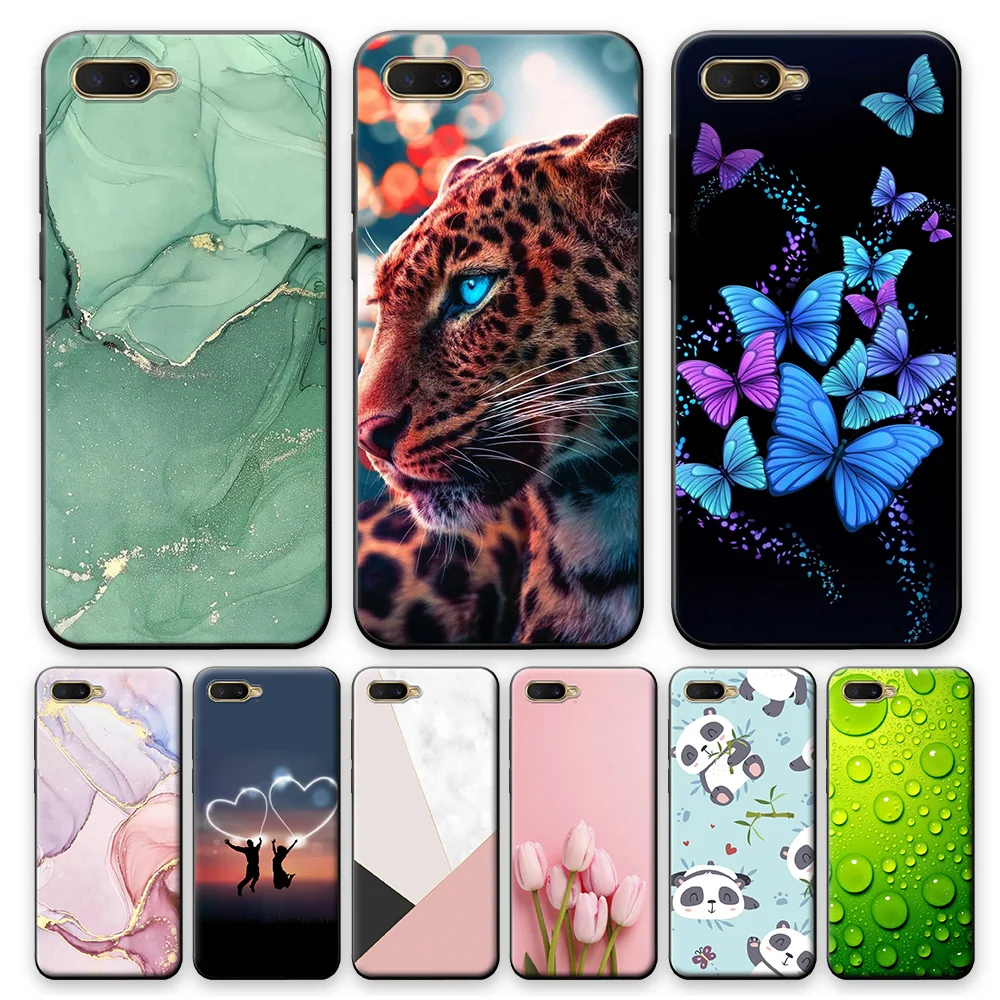 Чехол для телефона OPPO K1 AX7 Pro RX17 Neo R17 R15X из мягкого силикона TPU.