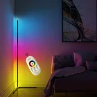 Современный красочный RGB Угол торшеры приложение торшер черно-белая Напольная Лампа для гостиной Спальня домашний декор