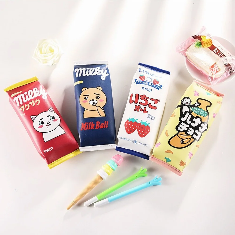 

Kawaii Cartoon Waterproof Pen Pencil Case School Office Supply Student Stationery Big Storage Kids Gifts