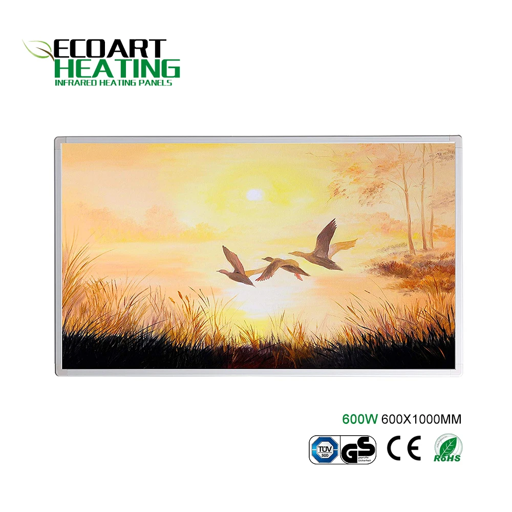 600W Image Infrared Radiant Panel Heater Electric with Overheating Protection | Бытовая техника