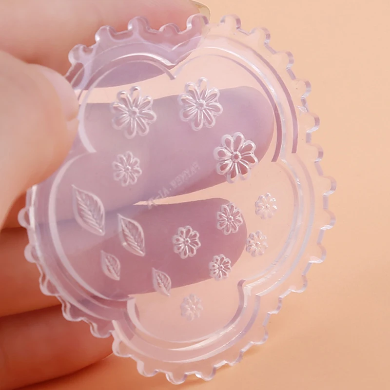 1PC Nail Art Silicone Mold Fashion Flower Daisy Pattern 3D Leaves Books Form UV Gel Design Manicure Accessory Tool | Красота и