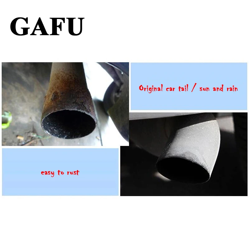 Высококачественная матовая накладка на заднюю часть автомобиля из нержавеющей