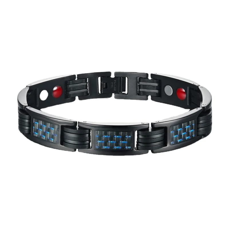 

ARADOO Magnetic Bracelet Stainless Steel Bracelet Holiday Gift Men's Bracelet Metal Bracelet Clasp Bracelet For Bracelet