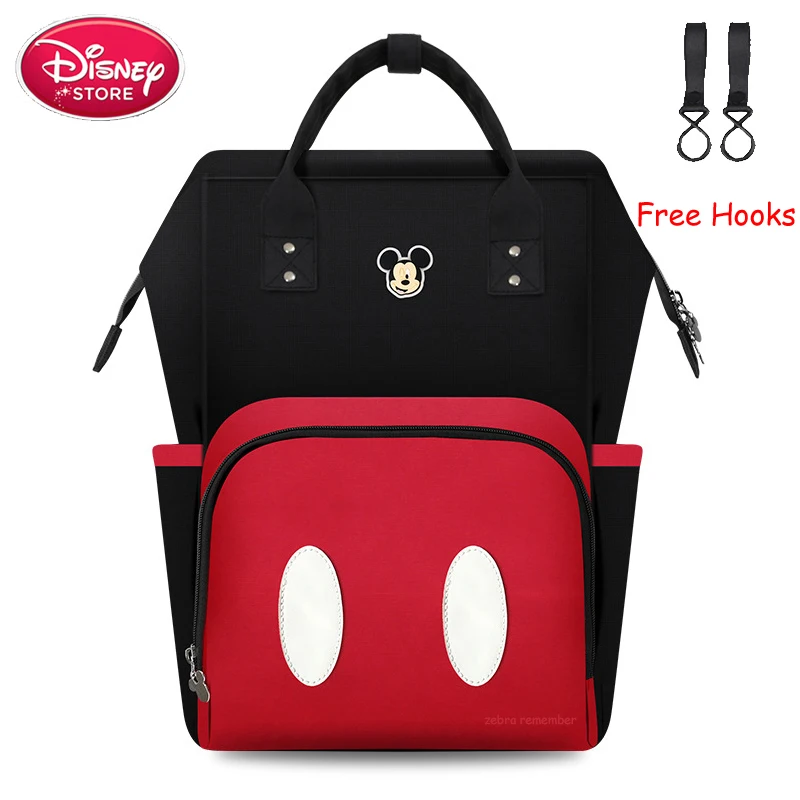 minnie Сумки для подгузников disney, сумка для подгузников для беременных, большая емкость, сумки для мам, сумки для ухода за ребенком, дорожная сумка, рюкзак для кормления - Color: minnie