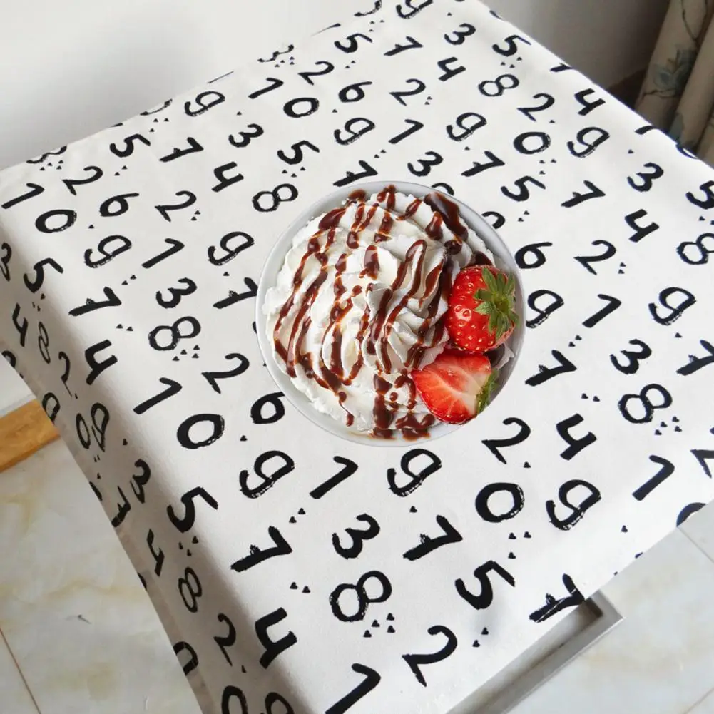 

Washable Durable Bar Decoration Table Cloth Reusable Kitchen Towel Exquisite for Household