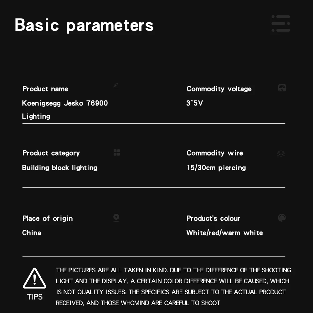 

Led Light Kit For 76900 super racing car Koenigsegged building blocks model the decoration for children's toys(led only,no bloc