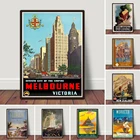 Мельбурн постер для путешествий Мельбурн плакат Мельбурн для гостиной домашний декор