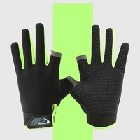 daiwa 3 fingers cut outdoor sport hiking gloves spring cotton waterproof anti slip durable fishing gloves 1