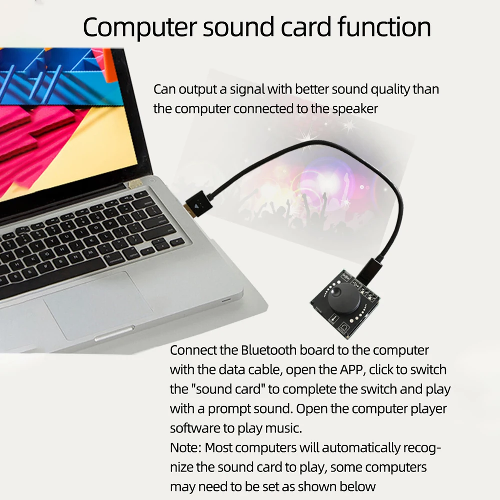 Плата цифрового мини-усилителя звука 2x50 Вт двухканальный динамик Hi-Fi AUX модуль