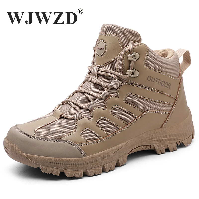 

Non-slip Hiking Sneakers Men High Quality Army Combat Boots Outdoor Field Training Military Boots Men Tactical Boots Size 39-49