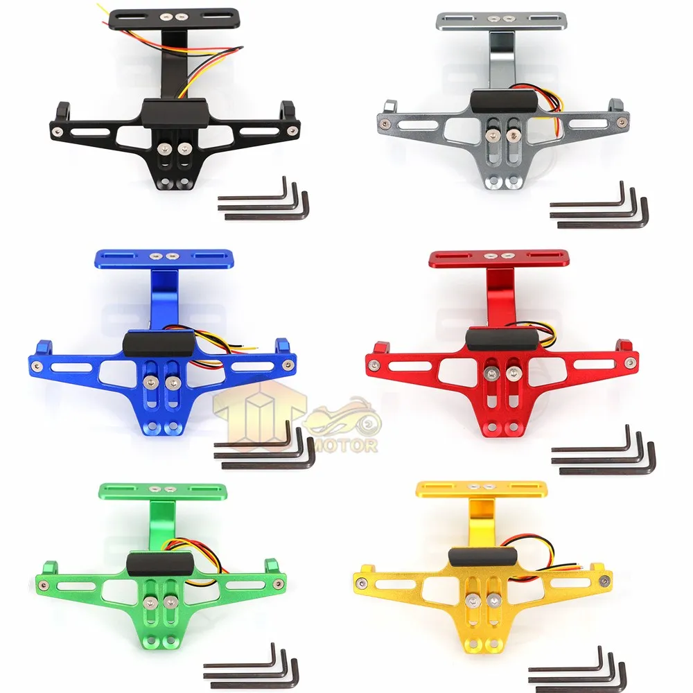 CK крупного рогатого скота Мотоцикл Регулируемый номерной знак рамка держатель