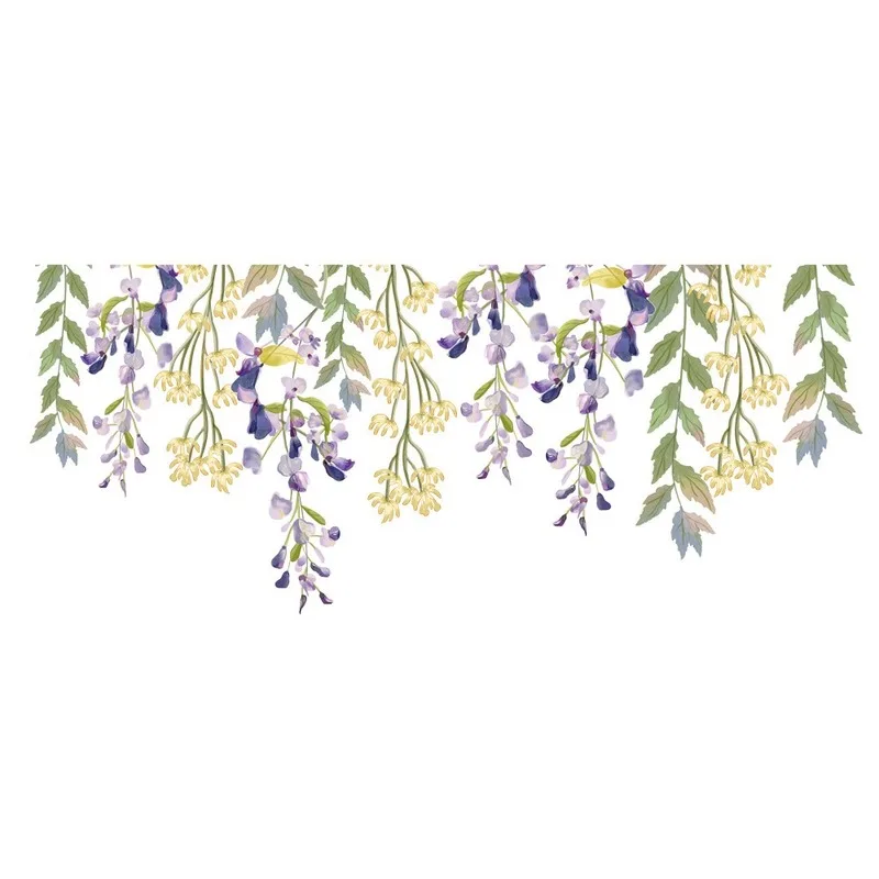 

Nordic Style Vines Wall Stickers Flowers Bedroom Living Room Decoration Wedding Backdrop Wall Decals Decor Poster Art Mural