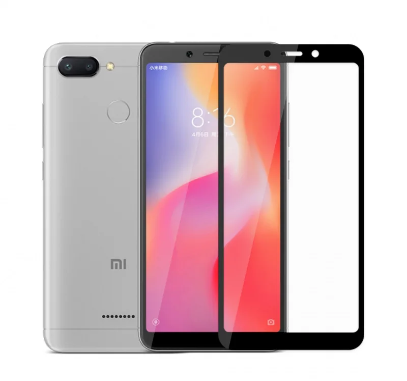 2 шт. Полное стекло для Xiao mi Red mi 6 6A Note6 Pro закаленное стекло для Xiaomi mi 6 6X Red mi Note 6 Pro A2 Lite Защитная пленка для экрана