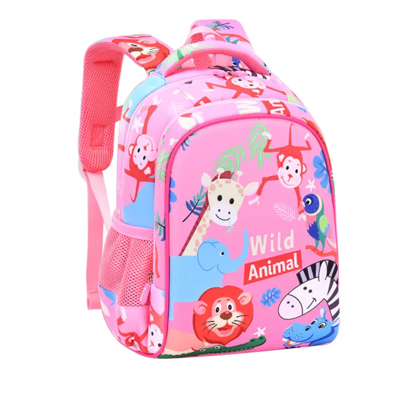 

Girl School Bags Child Pink Purple Oxford Printing Backpack Kindergarten Student Cute Girls Children's Schoolbag Waterproof Kids
