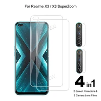for realme x3 superzoom x3 camera lens film tempered glass screen protectors protective guard hd clear