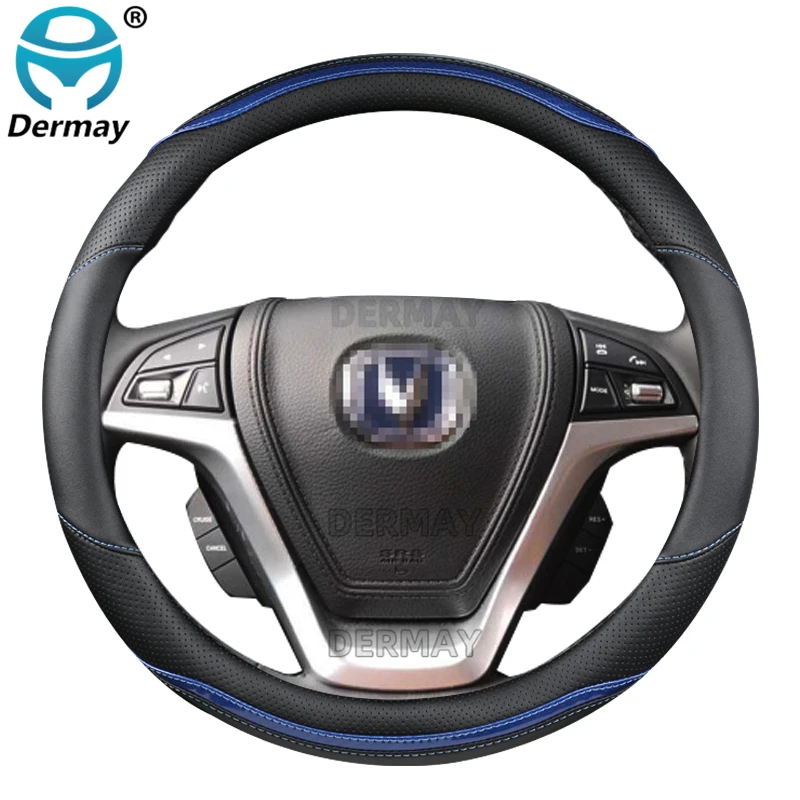 Для Changan CS95 CS85 CS75 CS55 CS35 CS15 EADO CX20 CX30 CX70 Alsvin чехол рулевого колеса автомобиля из