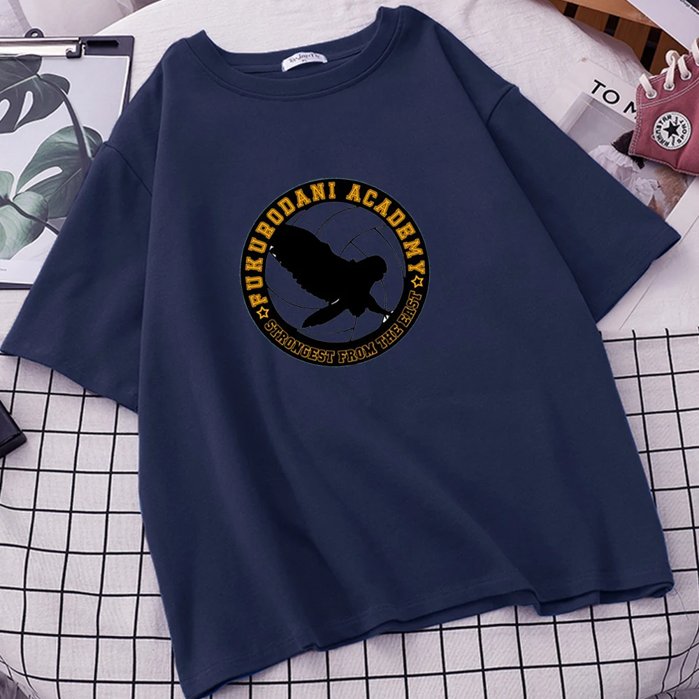 

Women Anime Haikyuu T Shirt Fukuronaki High School T Shirts Summer Harajuku Tshirts Oversized Short Sleeve Tee Round Neck Tops