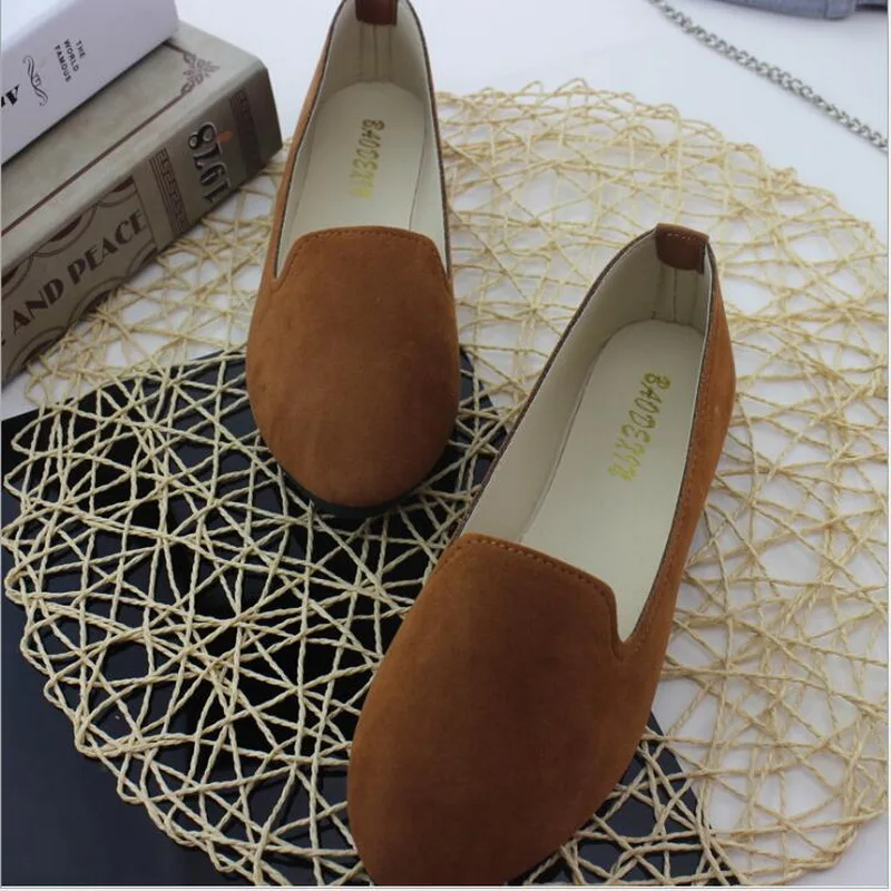 Балетки женские на плоской подошве повседневные туфли лоферы Размеры 35 43 для