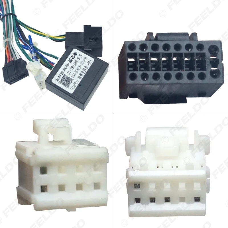 Автомобильный 16-контактный жгут проводов для стереосистемы Android FEELDO Citroen C-QUATR/C-4