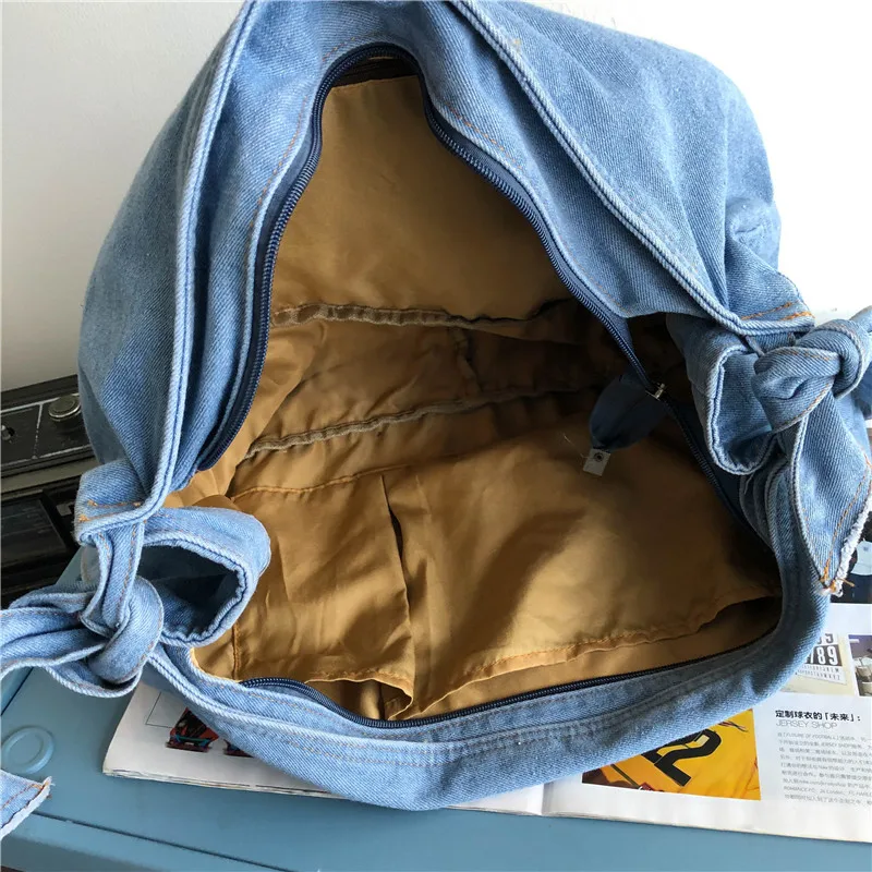 

Casual Bags for Women Denim Totes 2021 Large Capacity Shopping Bags Designer Shoulder Bag Messenger Bags Girls Crosswbody Bags