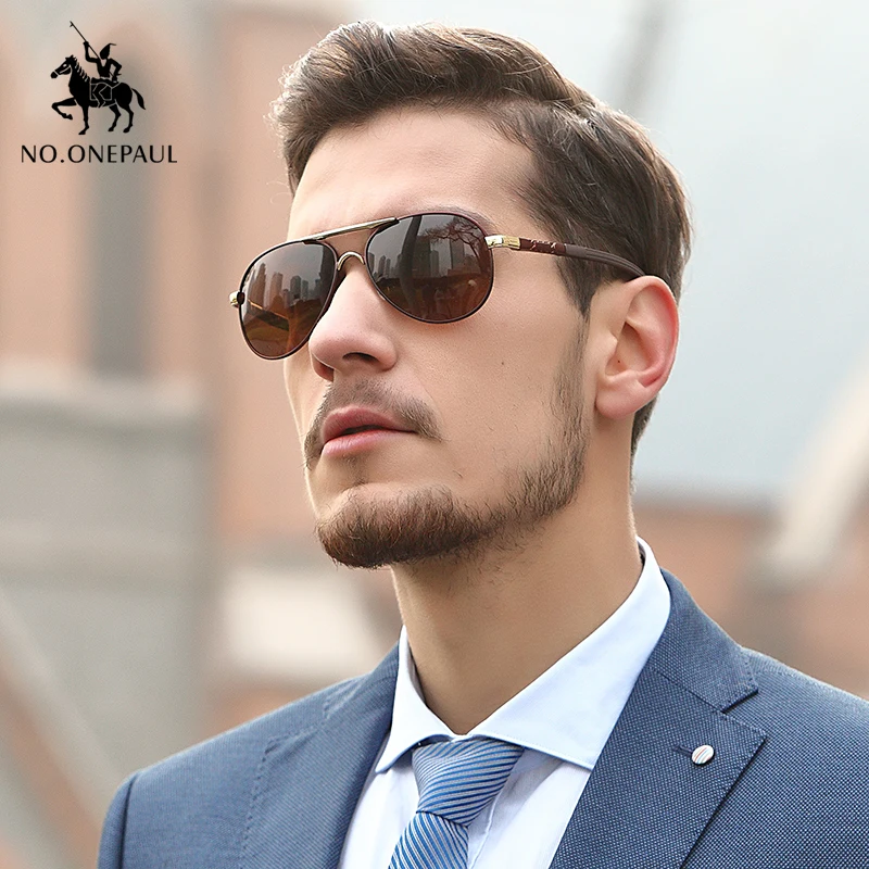 NO.ONEPAUL polarized sunglasses for men and women, designer square retro unisex sunglasses, aluminum, fishing accessories, UV400