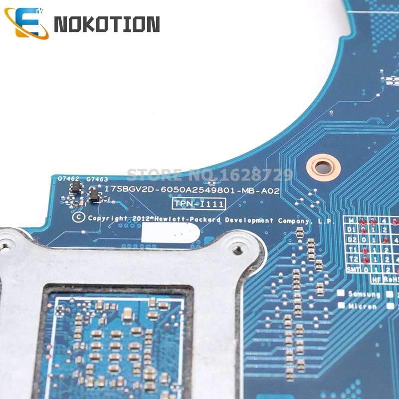 NOKOTION 746451-501 746451-001 720266-501 720266-001 материнская плата для ноутбука hp envy 17 17-J GT740M 6050A2549801-MB-A02 материнская плата