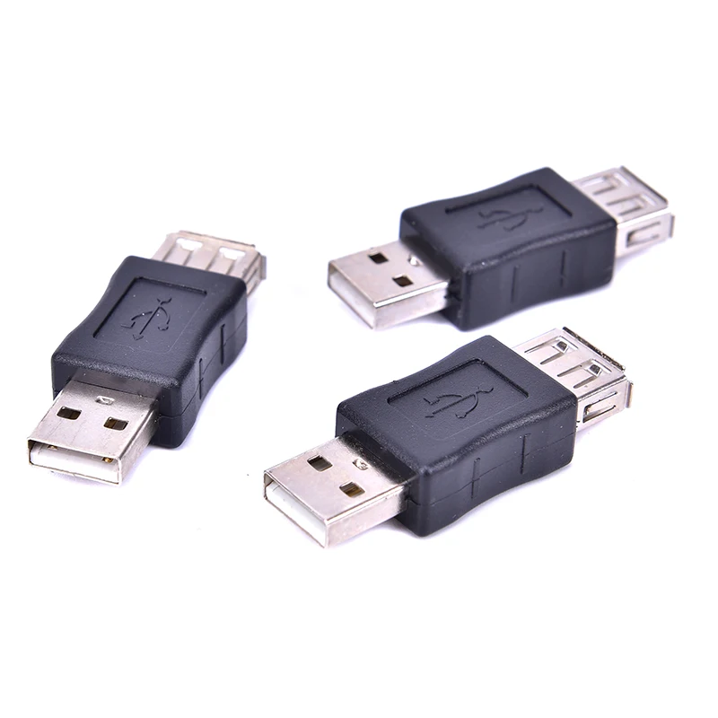 

USB Adapter Converter Male to Female Connector Adapter USB Gadgets Black