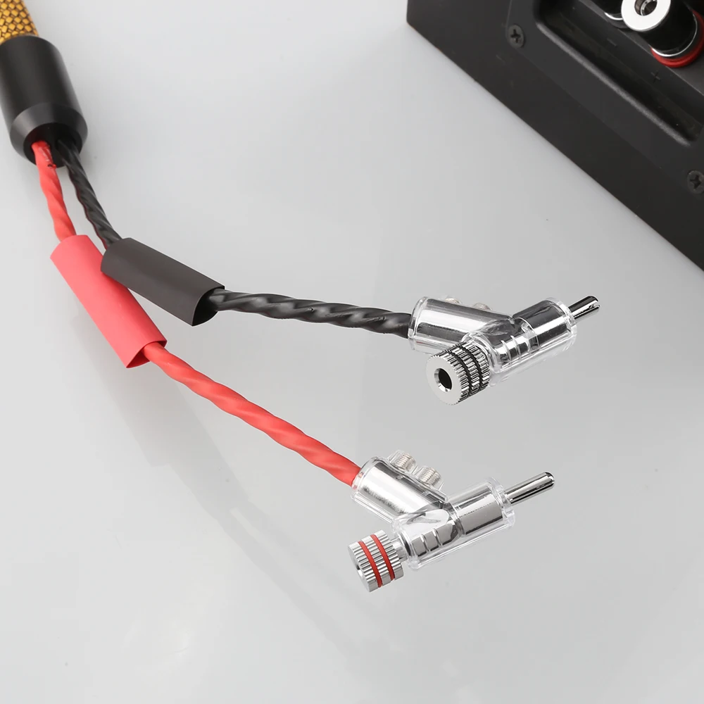 Аудио кабель Audiocrast с родиевым покрытием и самоблокировкой 4 шт. |