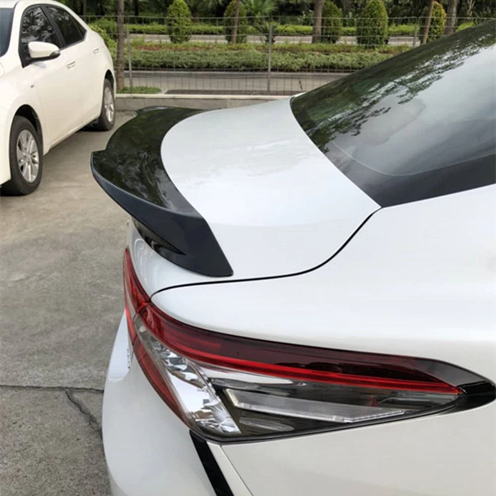 SHCHCG For Toyota Camry Spoiler 2018 ABS Plastic Material Primer Color Rear Boot Trunk Wing Roof Car Accessories | Автомобили и
