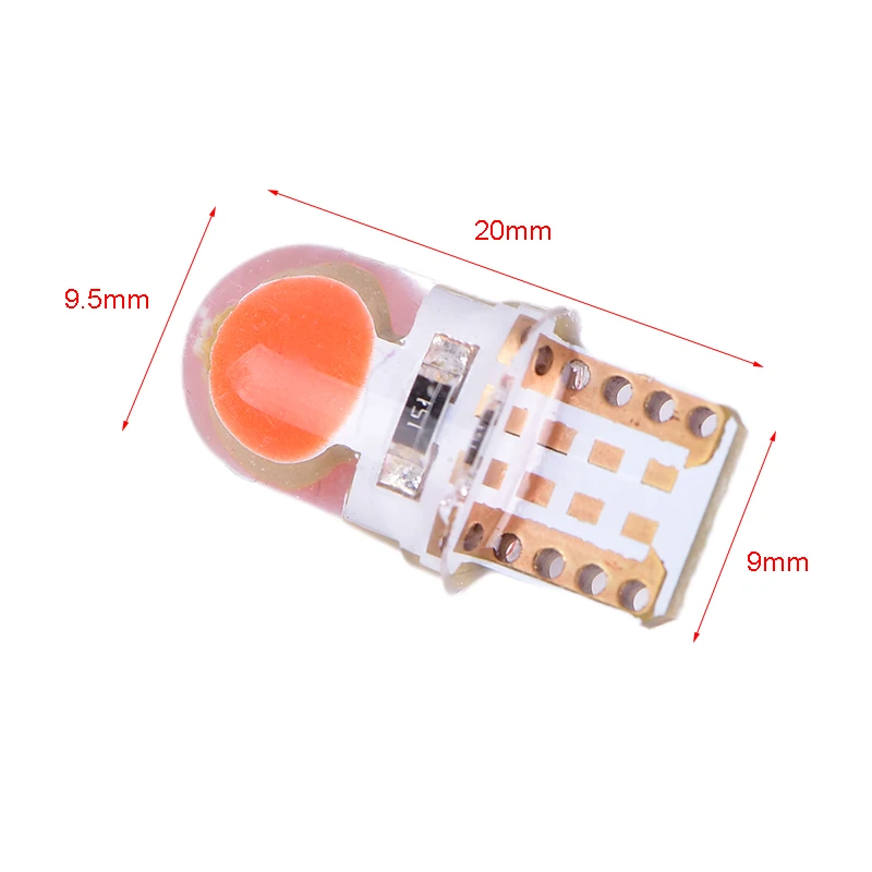 

1/5/10pcs White T10 194 168 W5W COB 8SMD LED CANBUS Silica Bright License Lights Bulbs