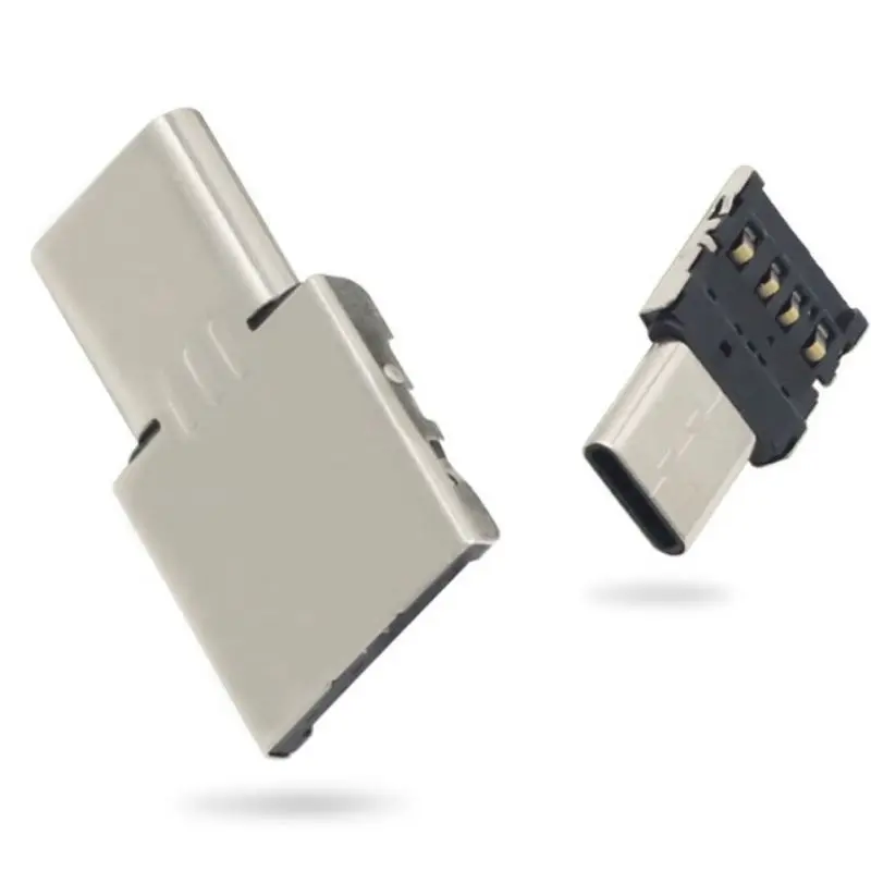 Алюминиевый корпус USB Type C к 3 0 адаптер OTG функция конвертер папа гнезду 8|Адаптеры