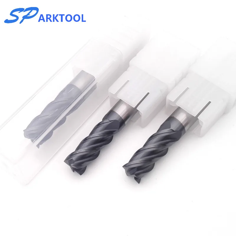HRC60 специальный торцевой резак из нержавеющей стали 1-12 мм плоские концевые фрезы