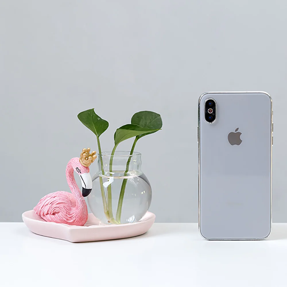 Скандинавское Современное украшение для дома стеклянная жаростойкая ваза