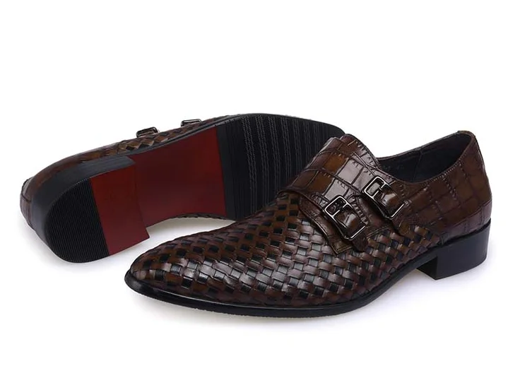 Новинка стильные летние остроконечные кожаные туфли в британском стиле ручная