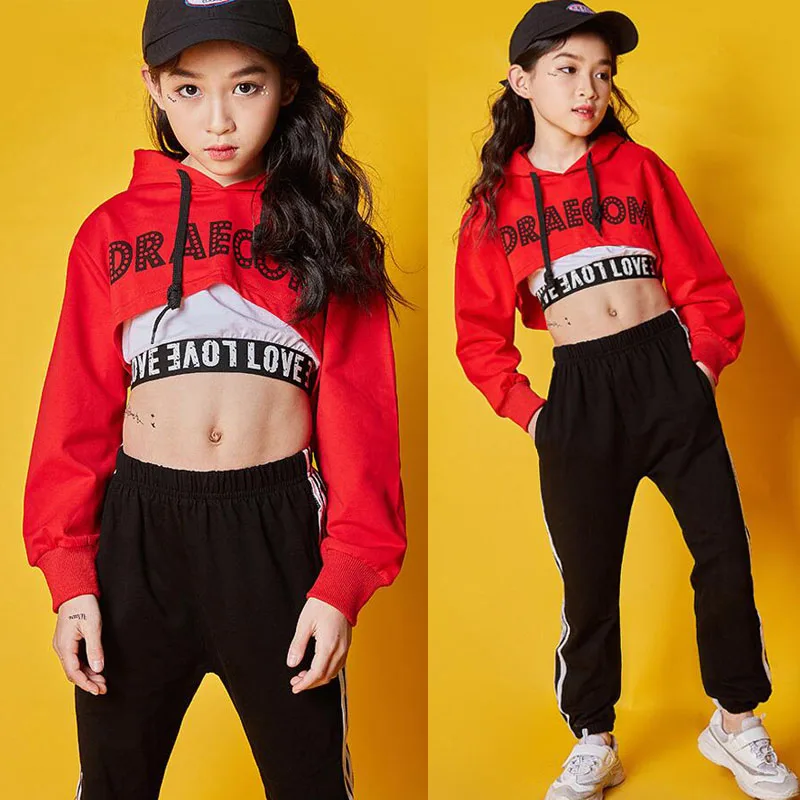 Детская одежда для бальных танцев в стиле хип-хоп костюмы джазовых девочек