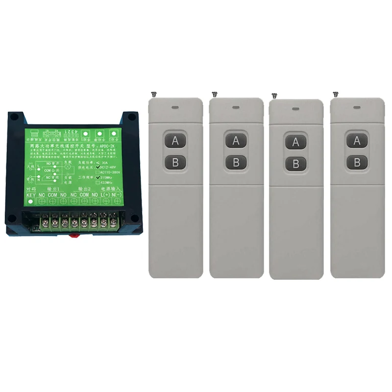 3000 м переключатель дистанционного управления 12 В 24 в 36 48 2 канала 10 А релейный