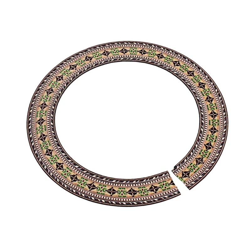 1 шт. Классическая гитара деревянная инкрустированная саундхол розетка