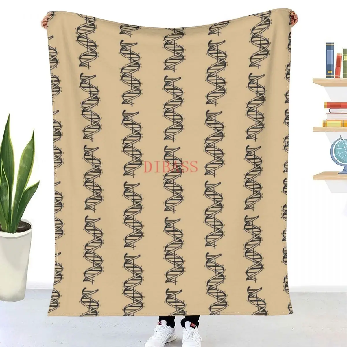 

Cool Genes 3D Printed Flannel Throw Blanket Bedspread Sofa blankets