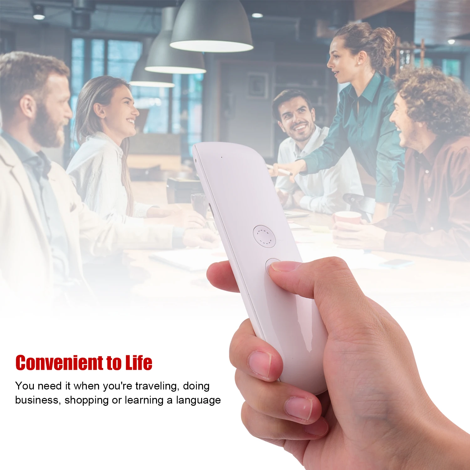 Портативный интеллектуальный голосовой переводчик Aibecy Музыкальный