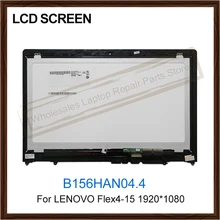 Original 15.6 Inch B156HAN04.4 Touch Digitizer Glass Assembly For LENOVO Flex4-15 Touch LCD Screen Assembly 1920*1080
