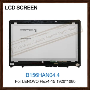 original 15 6 inch b156han04 4 touch digitizer glass assembly for lenovo flex4 15 touch lcd screen assembly 19201080 free global shipping