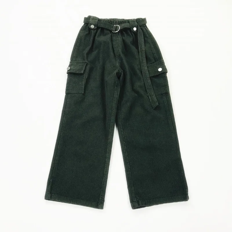Женские свободные брюки в стиле ретро однотонные рабочие прямые с большими