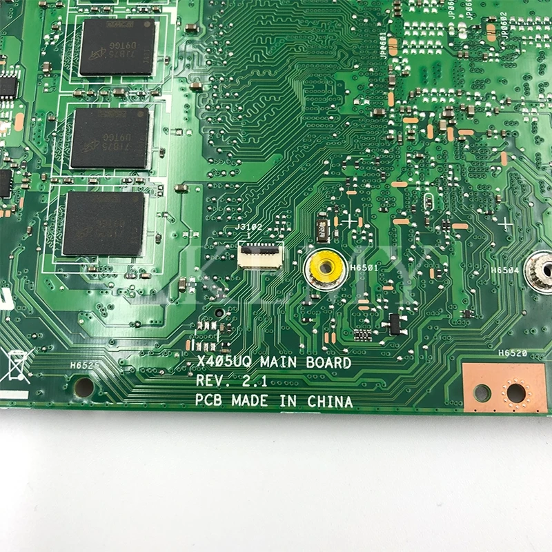 

Akemy For Asus X405U X405UN X405UR X405URR X405URP X405UQ X405UF laptop motherboard mainboard with 4405/i3/i5/i7 CPU GT940M