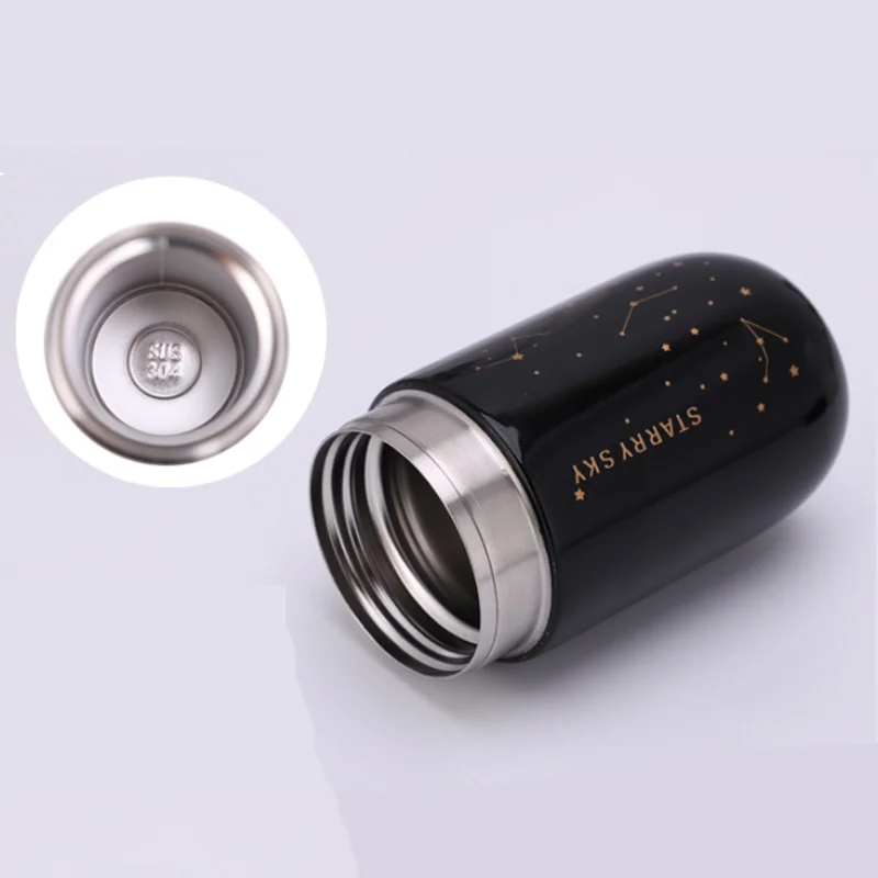 Бутылка-термос звездное небо мини небольшой Ёмкость 304 Нержавеющая сталь