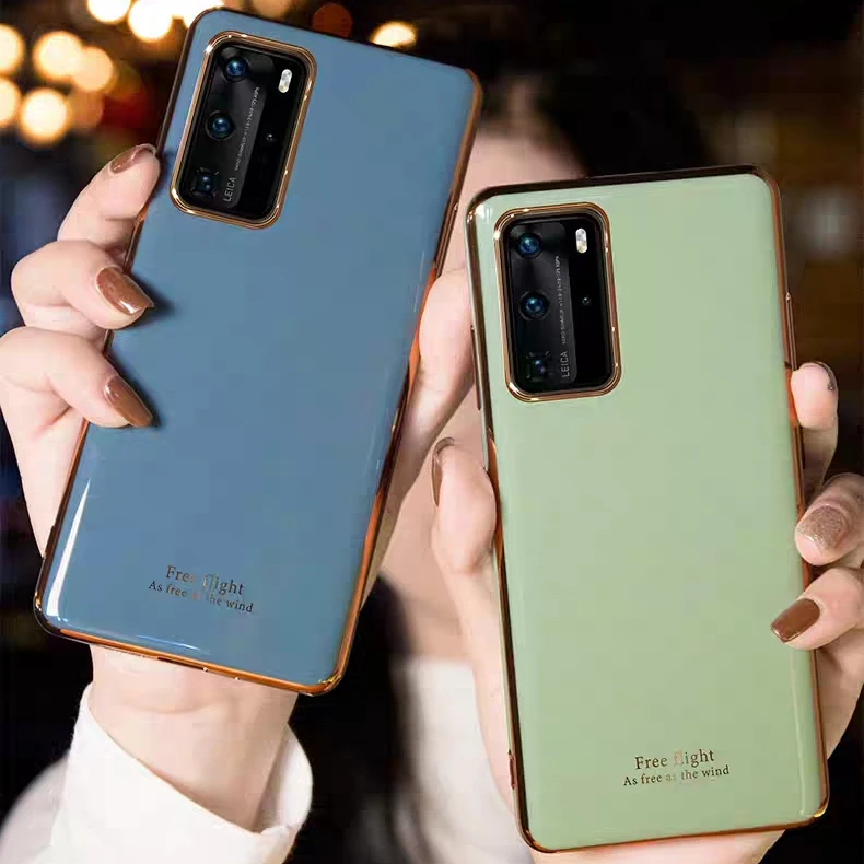 Мягкий Силиконовый Модный тонкий защитный чехол накладка для Huawei P40 Pro p30 p20 pro