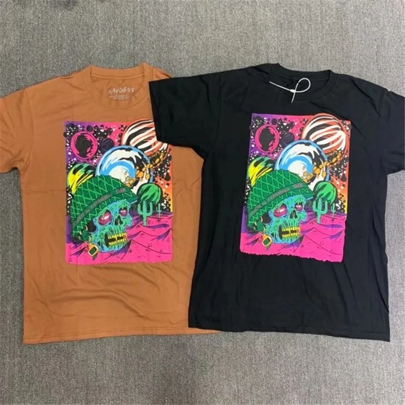 

New Travis Scott Cactus Jack Sheck Wes Mudboy T-Shirt Men Women Astroworld T Shirt Mens Tees men clothing harajuku